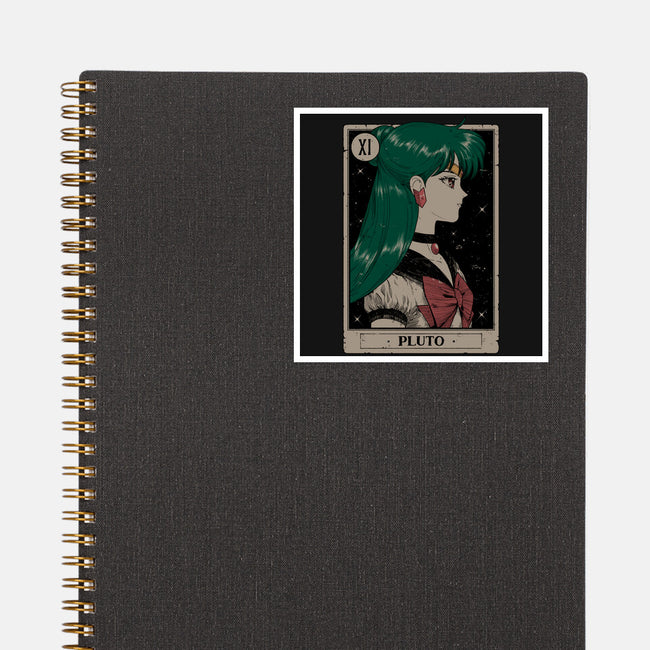 Pluto Tarot Card-None-Glossy-Sticker-Hafaell