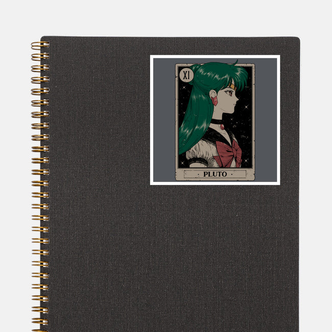 Pluto Tarot Card-None-Glossy-Sticker-Hafaell