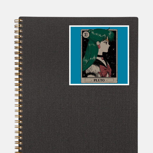 Pluto Tarot Card-None-Glossy-Sticker-Hafaell
