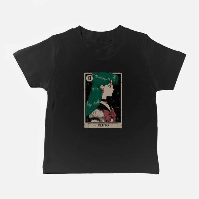 Pluto Tarot Card-Baby-Basic-Tee-Hafaell