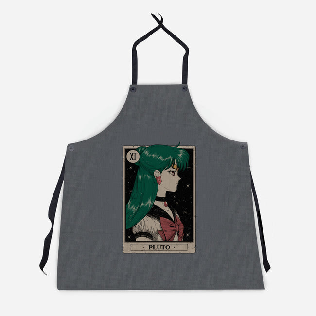 Pluto Tarot Card-Unisex-Kitchen-Apron-Hafaell