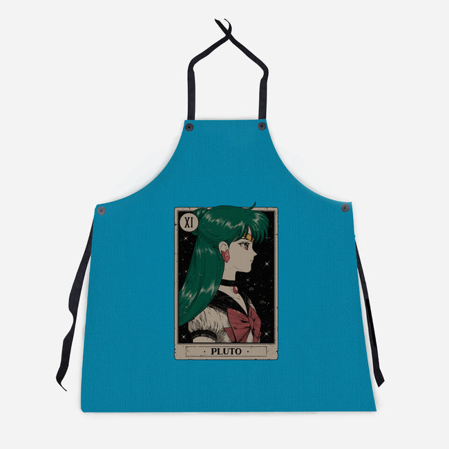 Pluto Tarot Card-Unisex-Kitchen-Apron-Hafaell