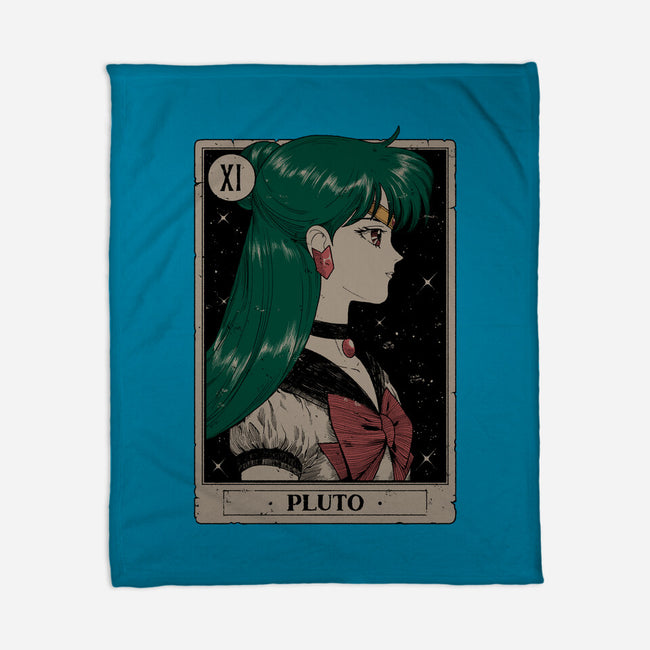 Pluto Tarot Card-None-Fleece-Blanket-Hafaell