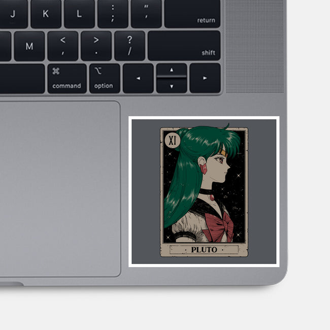 Pluto Tarot Card-None-Glossy-Sticker-Hafaell