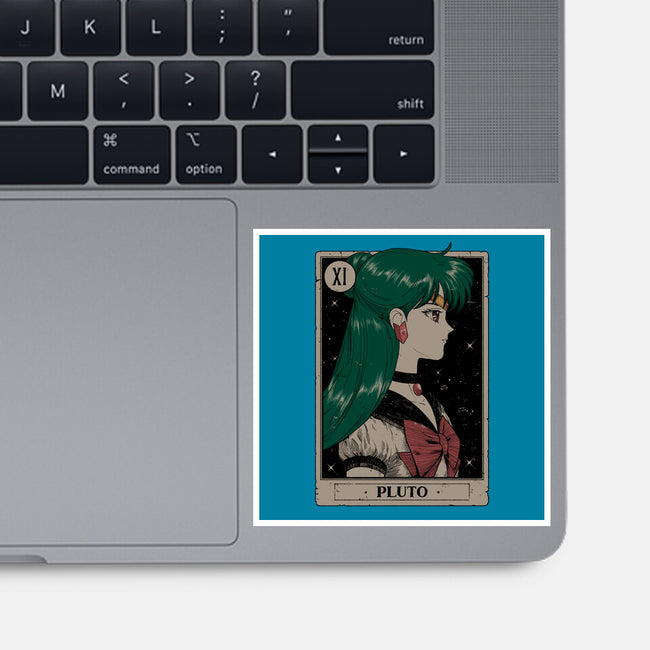 Pluto Tarot Card-None-Glossy-Sticker-Hafaell