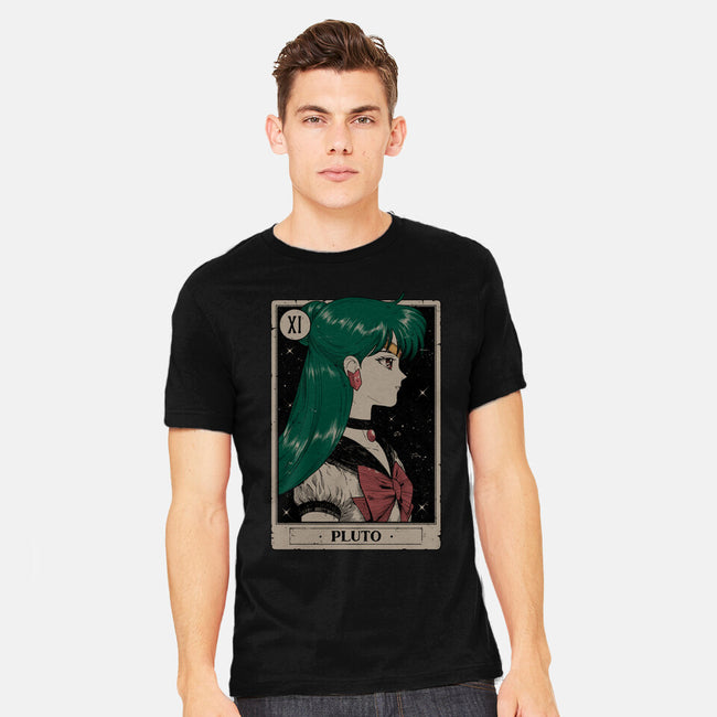 Pluto Tarot Card-Mens-Heavyweight-Tee-Hafaell