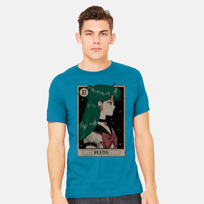 Pluto Tarot Card-Mens-Heavyweight-Tee-Hafaell