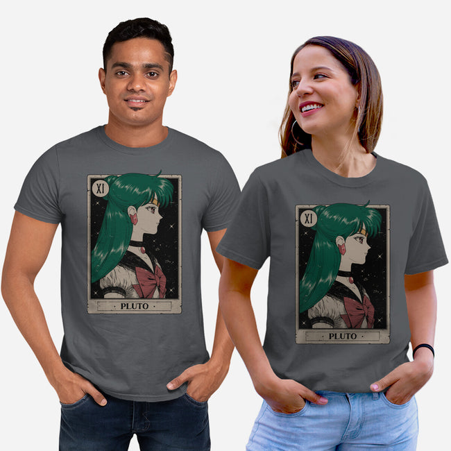 Pluto Tarot Card-Unisex-Basic-Tee-Hafaell