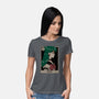 Pluto Tarot Card-Womens-Basic-Tee-Hafaell