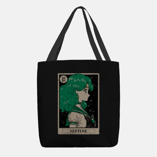 Neptune Tarot Card-None-Basic Tote-Bag-Hafaell