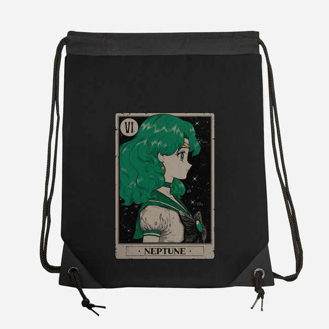Neptune Tarot Card-None-Drawstring-Bag-Hafaell