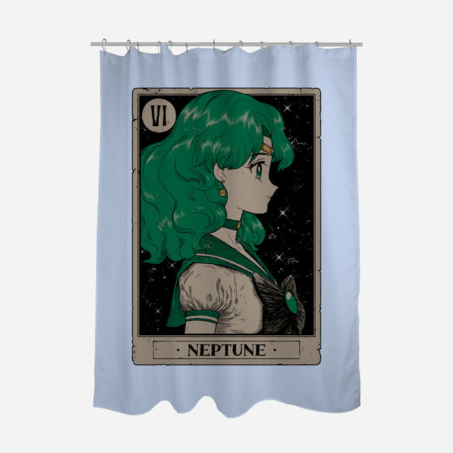 Neptune Tarot Card-None-Polyester-Shower Curtain-Hafaell