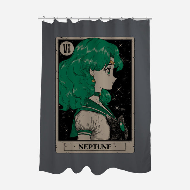 Neptune Tarot Card-None-Polyester-Shower Curtain-Hafaell