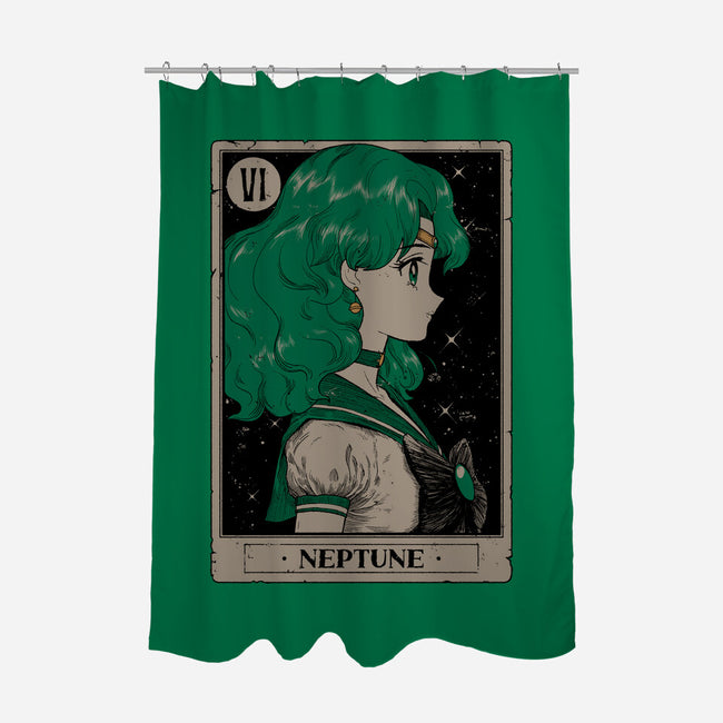Neptune Tarot Card-None-Polyester-Shower Curtain-Hafaell