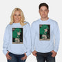 Neptune Tarot Card-Unisex-Crew Neck-Sweatshirt-Hafaell