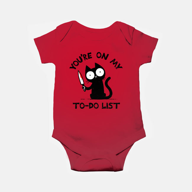 You're On My To-Do List-Baby-Basic-Onesie-BridgeWalker
