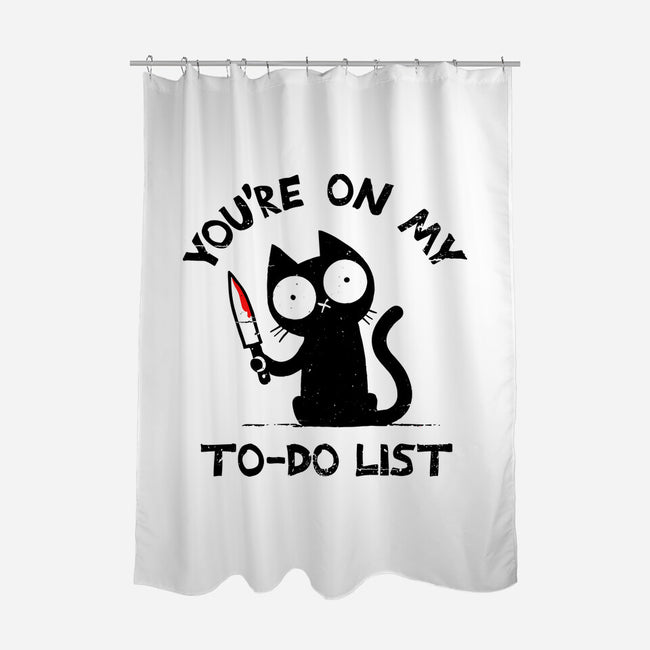 You're On My To-Do List-None-Polyester-Shower Curtain-BridgeWalker