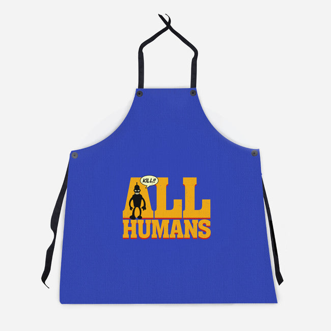 Killer Robot-Unisex-Kitchen-Apron-Getsousa!