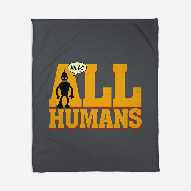 Killer Robot-None-Fleece-Blanket-Getsousa!