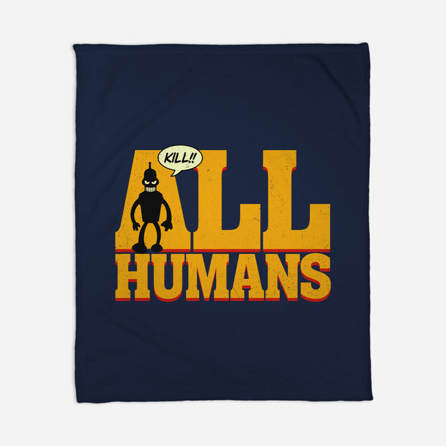 Killer Robot-None-Fleece-Blanket-Getsousa!