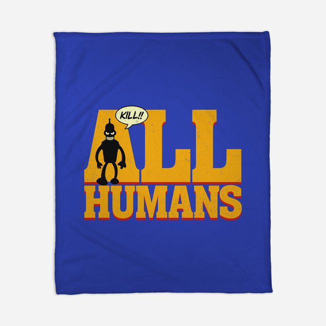 Killer Robot-None-Fleece-Blanket-Getsousa!