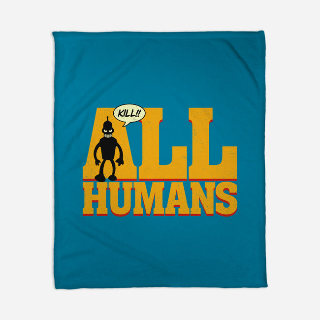 Killer Robot-None-Fleece-Blanket-Getsousa!