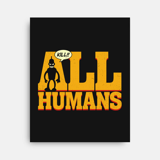 Killer Robot-None-Stretched-Canvas-Getsousa!