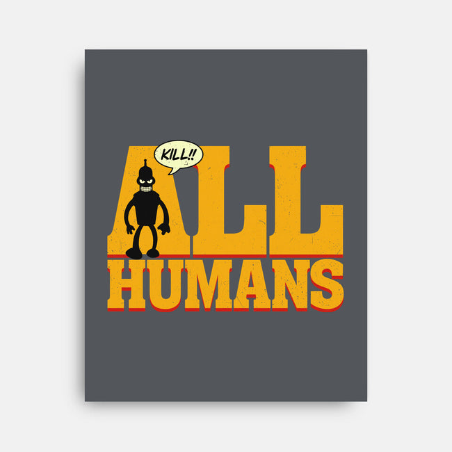 Killer Robot-None-Stretched-Canvas-Getsousa!