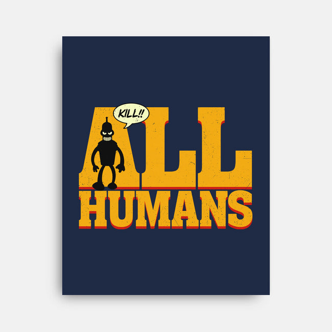 Killer Robot-None-Stretched-Canvas-Getsousa!