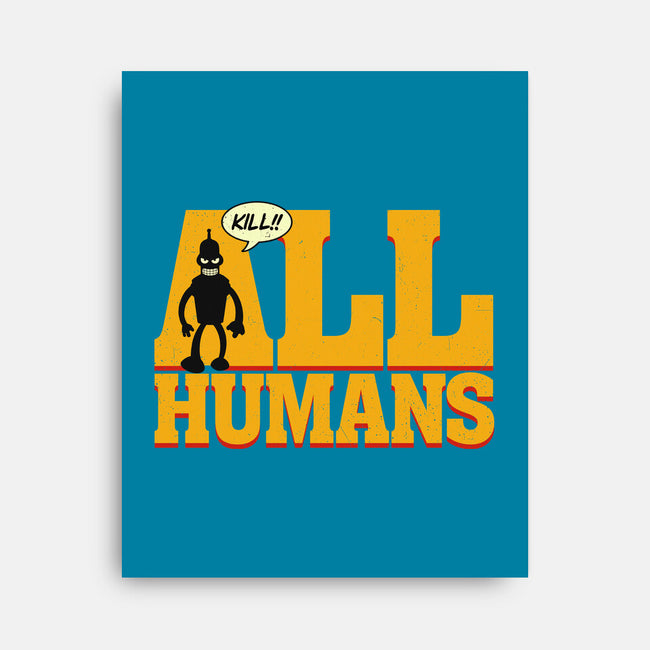 Killer Robot-None-Stretched-Canvas-Getsousa!