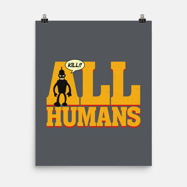 Killer Robot-None-Matte-Poster-Getsousa!