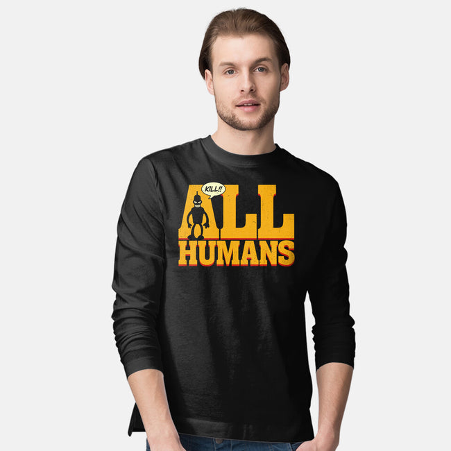 Killer Robot-Mens-Long Sleeved-Tee-Getsousa!