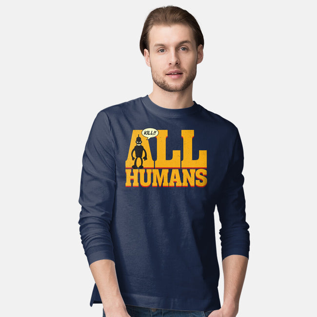 Killer Robot-Mens-Long Sleeved-Tee-Getsousa!