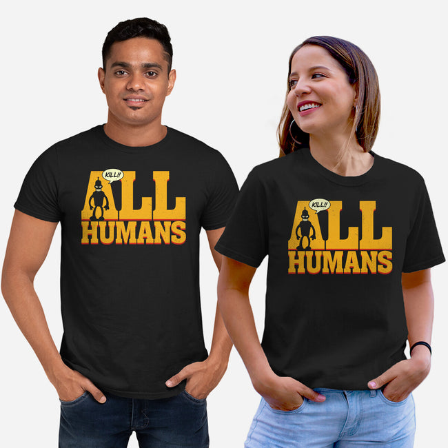 Killer Robot-Unisex-Basic-Tee-Getsousa!