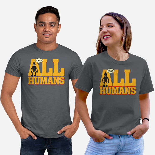 Killer Robot-Unisex-Basic-Tee-Getsousa!