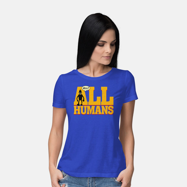 Killer Robot-Womens-Basic-Tee-Getsousa!