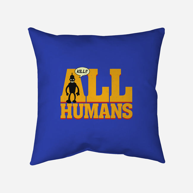 Killer Robot-None-Removable Cover w Insert-Throw Pillow-Getsousa!