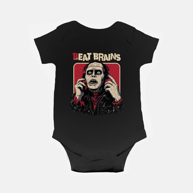 Beat Brains-Baby-Basic-Onesie-Tronyx79