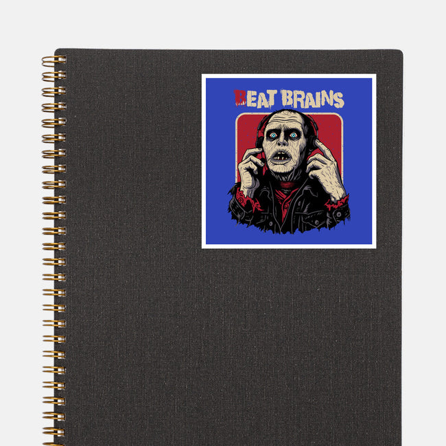 Beat Brains-None-Glossy-Sticker-Tronyx79