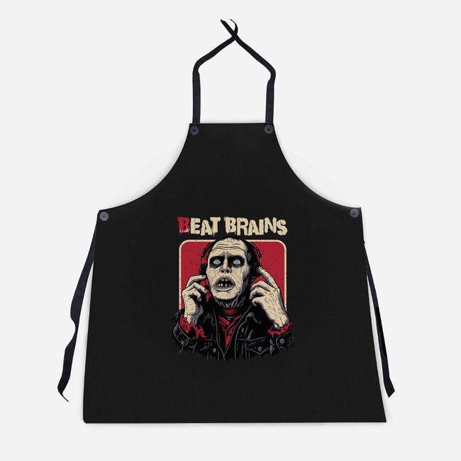 Beat Brains-Unisex-Kitchen-Apron-Tronyx79
