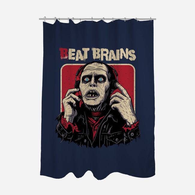 Beat Brains-None-Polyester-Shower Curtain-Tronyx79