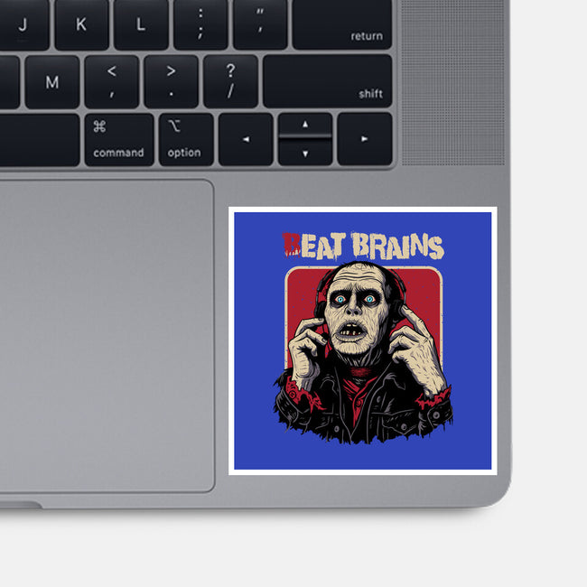 Beat Brains-None-Glossy-Sticker-Tronyx79