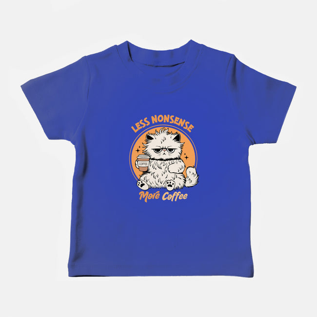 Less Nonsense More Coffee-Baby-Basic-Tee-Trendlory