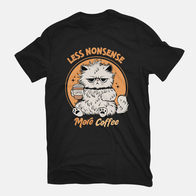 Less Nonsense More Coffee-Mens-Basic-Tee-Trendlory