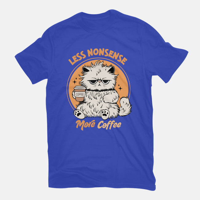 Less Nonsense More Coffee-Mens-Basic-Tee-Trendlory