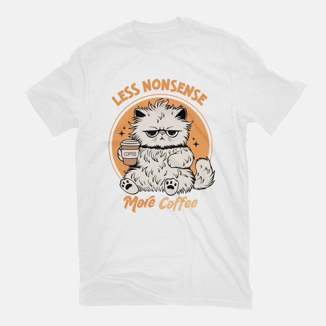 Less Nonsense More Coffee-Womens-Basic-Tee-Trendlory