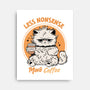 Less Nonsense More Coffee-None-Stretched-Canvas-Trendlory