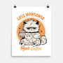 Less Nonsense More Coffee-None-Matte-Poster-Trendlory