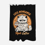 Less Nonsense More Coffee-None-Polyester-Shower Curtain-Trendlory
