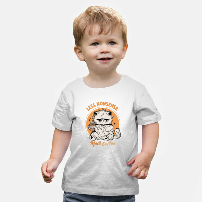 Less Nonsense More Coffee-Baby-Basic-Tee-Trendlory
